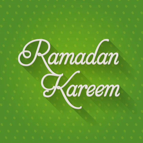 Ramadán Kareem - Las Noches Sagradas Islámicas Tema Diseño Vector - "Eid Mubarak" árabe "ser bendecido" en Inglés — Vector de stock