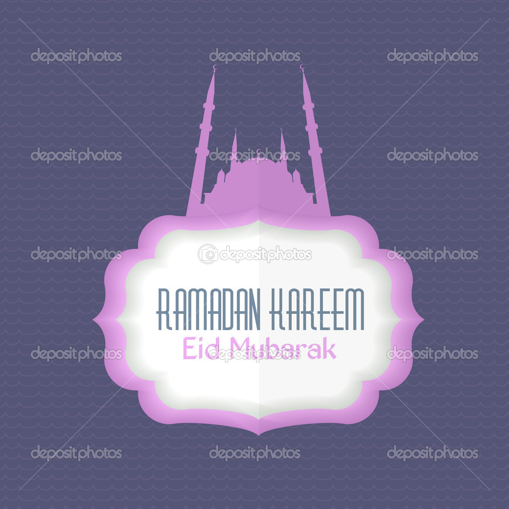 Ramadan Kareem - Islamic Holy Nights Theme Vector Design - 
