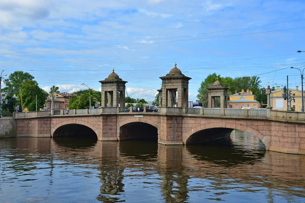Heiliger petersburg, alte kalinkinbrücke — Stockfoto
