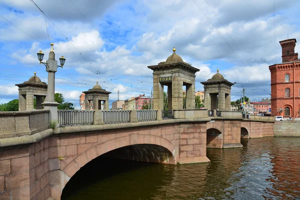 Heiliger petersburg, alte kalinkinbrücke — Stockfoto