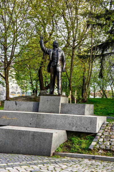 Lviv Ucrania Mayo 2021 Monumento Vyacheslav Chornovil Lviv —  Fotos de Stock