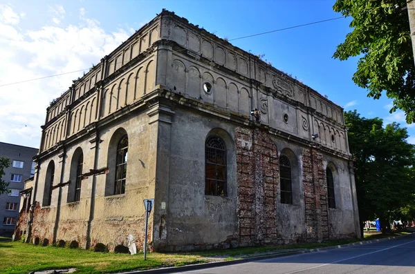 Brody Ukraina Czerwiec 2021 Ruiny Starej Synagogi Twierdzy Brody Brody — Zdjęcie stockowe