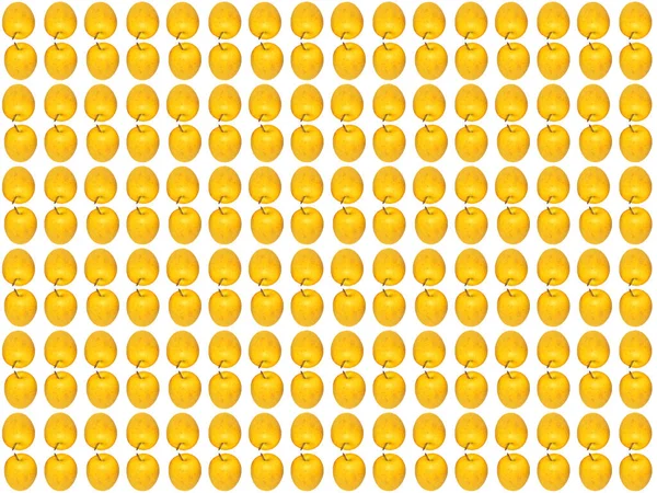 Abstract Background Yellow Apples Seamless Pattern Yellow Apples Simple Grange — Foto Stock