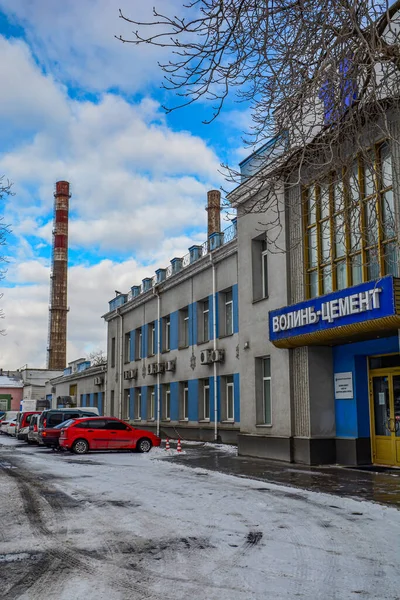 Zdolbunov Rivne Region Ukraine February 2022 Construction Industry Concrete Plant — Stock Photo, Image