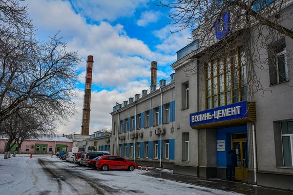 Zdolbunov Rivne Region Ukraine February 2022 Construction Industry Concrete Plant — Stock Photo, Image