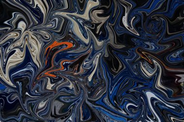 Okyanus-sanat. Doğal lüks. Stil mermer swirls akik dalgaların içermektedir. Altın tozu ilavesi ile çok güzel mavi boya