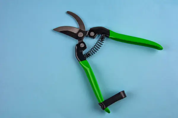 Trädgård Beskärare Secateurs Verktyg Vit Bakgrund Secateurs Isolerad Vit Bakgrund — Stockfoto