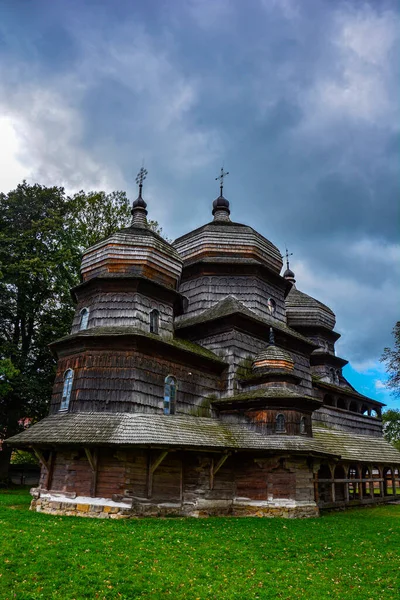 Drohobych Oblast Lviv Ukraine Septembre 2021 Ancienne Église Bois Saint — Photo