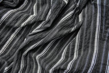 Çizgili zarif siyah beyaz ipek, soyut arkaplan .