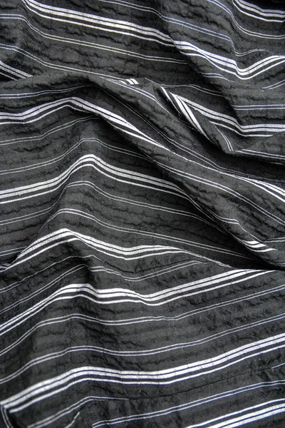 Elegant Black White Silk Stripes Abstract Background — Foto Stock