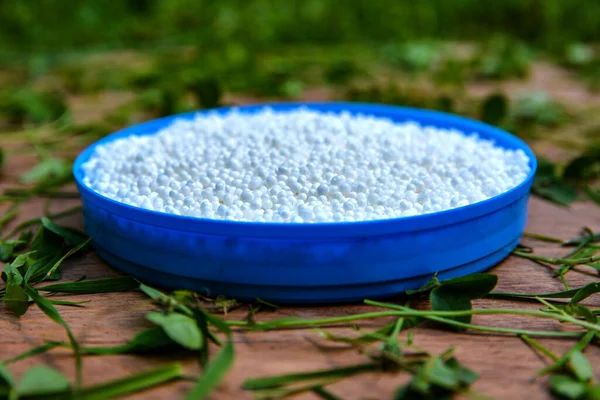 Pellets Ammonium Nitrate Background Top View Mineral Fertilizer Could Natural — 스톡 사진
