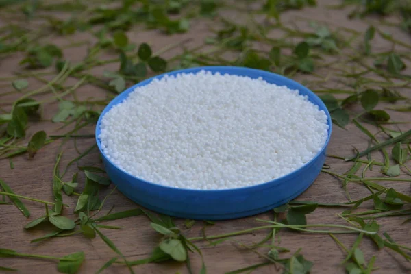 Pellets Ammonium Nitrate Background Top View Mineral Fertilizer Could Natural — 스톡 사진