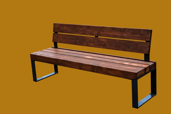 Wooden Bench Park Place Relax Isolate Benches —  Fotos de Stock