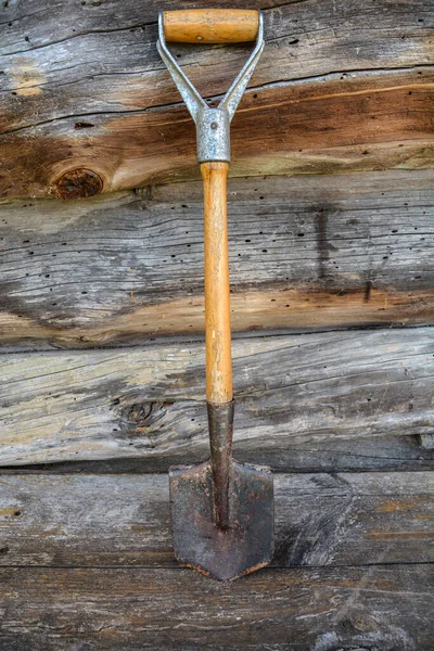 Small Shovel Working Ground — Stock Photo, Image