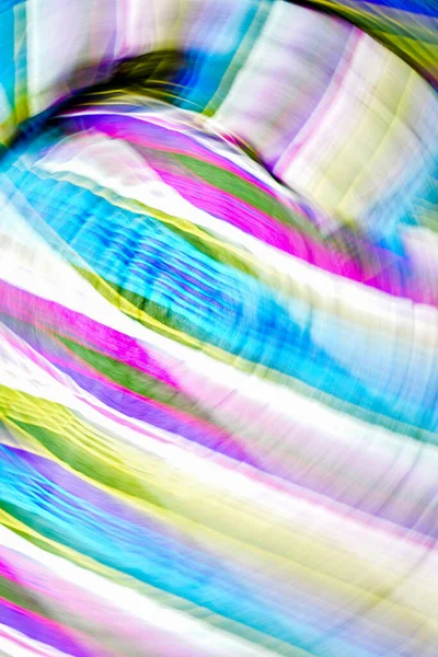 Defocused Multicolored Belt Creating Wave Patterns Multi Colored Abstract Blurred — Stock Fotó