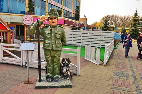 Lviv Ukraina December 2021 Monument Över Den Gode Soldaten Schweik — Stockfoto