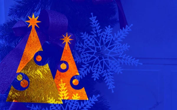 Иллюстрация Рождественской Елки Зимняя Концепция Фона Новым Годом Рождеством — стоковое фото