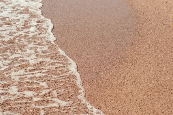 Photo Depicts Image Relaxing Aerial Beach Scene Summer Vacation Holiday — Fotografia de Stock