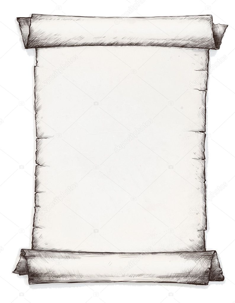 Scroll. Frame. graphic arts Stock Illustration by ©PersonaNNK