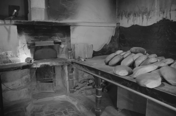 Village Bakery. Forno de pão. panificação — Fotografia de Stock