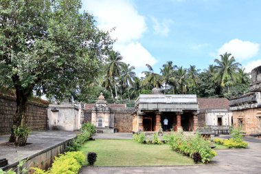 Lord Madhukeswara Tapınağı Banavasi, Sirsi, Karnataka, Hindistan. Mimari Hoysala İmparatorluğu 'na ait..