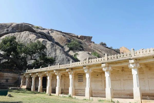 Sampige Siddeshwara Temple Romboló Épületek Chitradurga Erődben Karnataka India — Stock Fotó