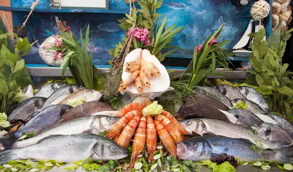 Contrato de frutos do mar — Fotografia de Stock