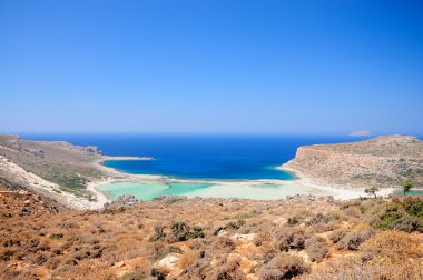 balos, Crete lagoon