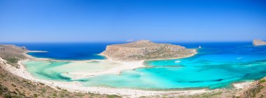 Crete lagoon Balos clipart