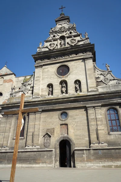 Ukrainne, Lviv, Abadía católica — Foto de Stock
