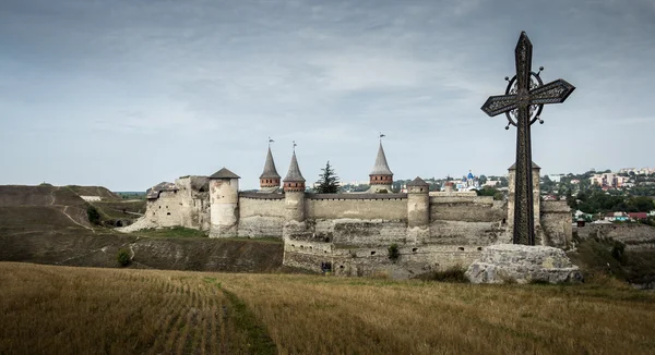 Oekraïne, kamyanets-podilskyy, prachtige kasteel — Stockfoto