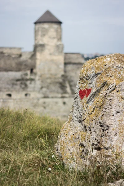 Ukrayna, kamyanets podilskyy, kalpleri ile taş