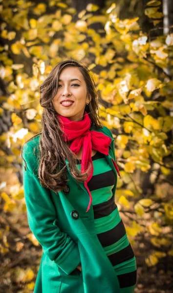 sonbahar kız portre