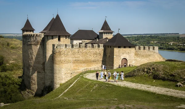 Oekraïne, khotyn, kasteel — Stockfoto