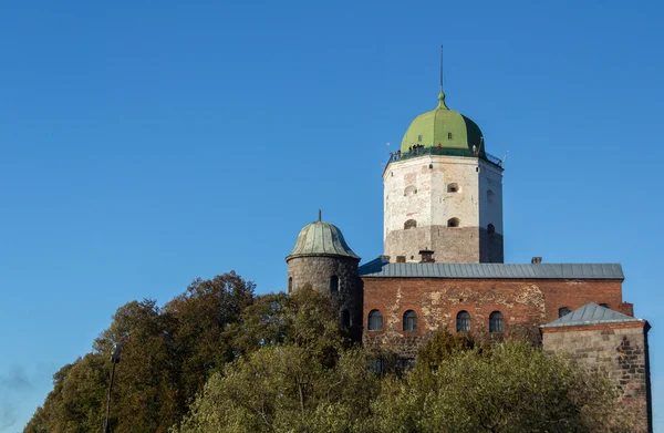 Středověký skandinávský hrad vyborg, Rusko — Stock fotografie