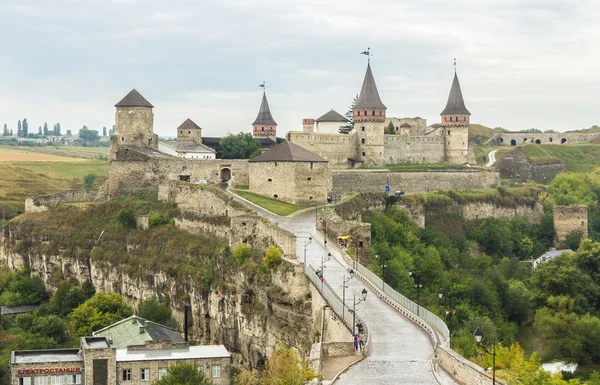 Oekraïne, kamyanets-podolskiy, prachtige kasteel — Stockfoto