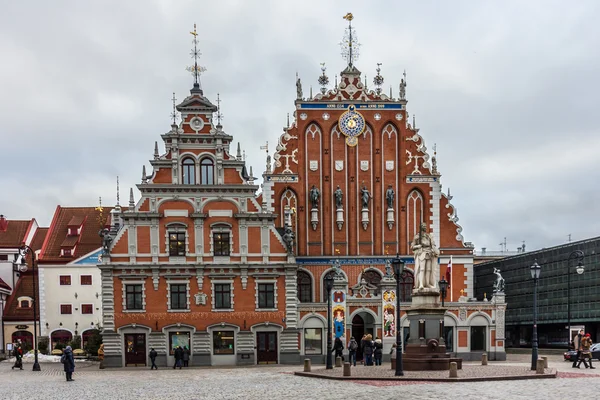 Riga, Latvia, House of blackheads — Stock Photo, Image