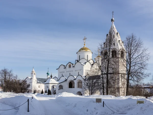 Rosja, suzdal, Pokrowski klasztor — Zdjęcie stockowe