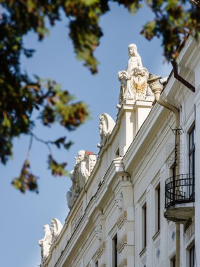 Ukrayna, chernovtsi, çatı heykel