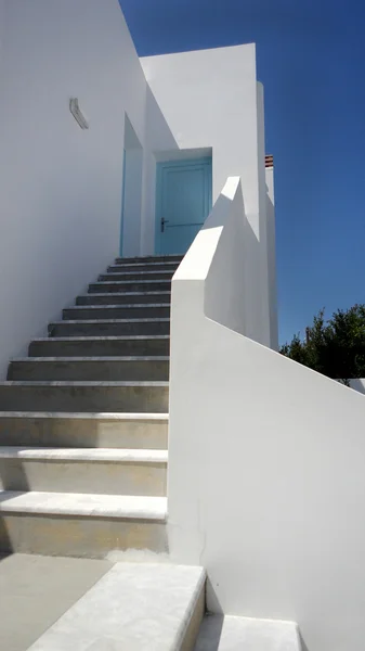 Typowy grecki dom w santorini — Zdjęcie stockowe
