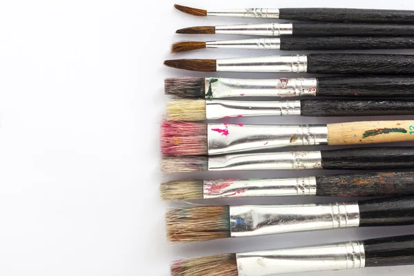 Many paint brushes — Stock Photo, Image