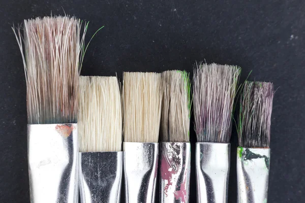 Many paint brushes — Stock Photo, Image