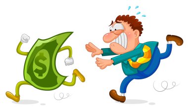 money chase clipart