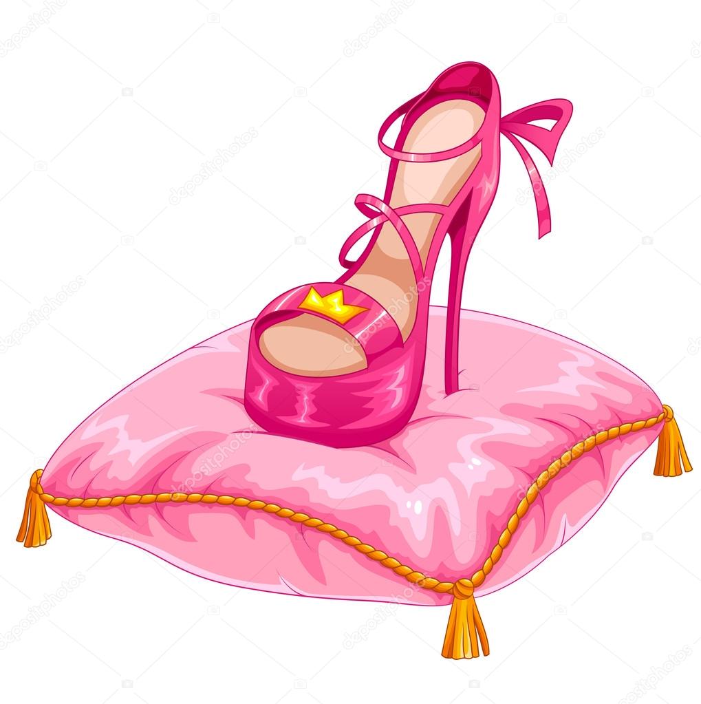 Stylish princess shoe — Stock Vector © ayeletkeshet 37105183