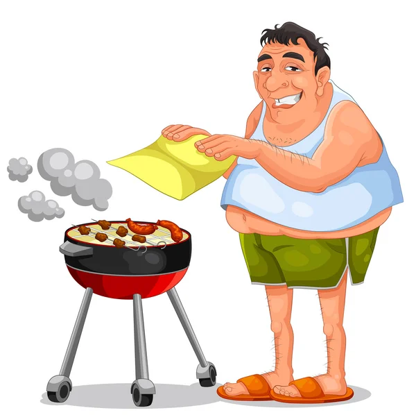烤肉 — 图库矢量图片