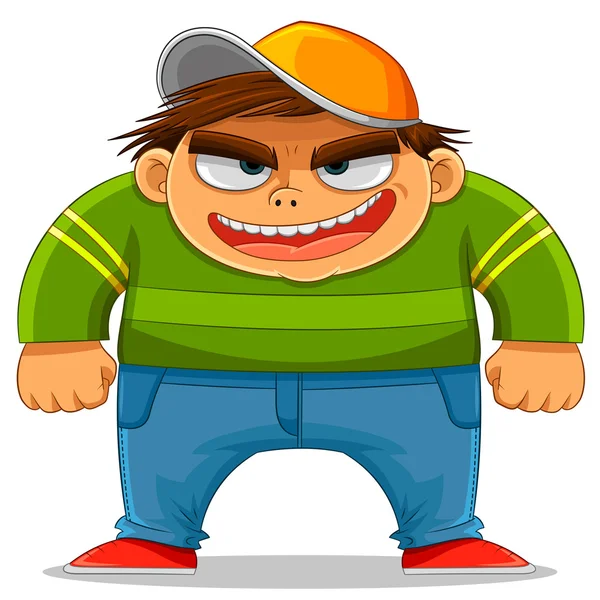 Cartoon bully — Stock Vector