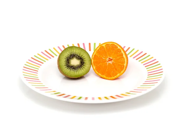 Kiwi and orange — Stock Photo, Image