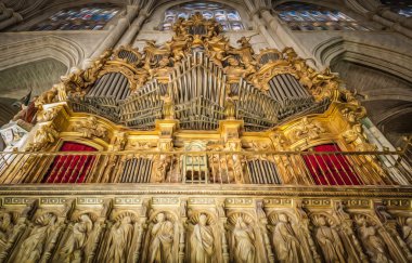 Boru organ güzel kilise Toledo, İspanya.