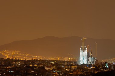 Sagrada familia için Barselona İspanya, Avrupa'nın.