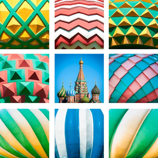 St basil cathedral. Röda torget i Moskva, Ryssland. — Stockfoto